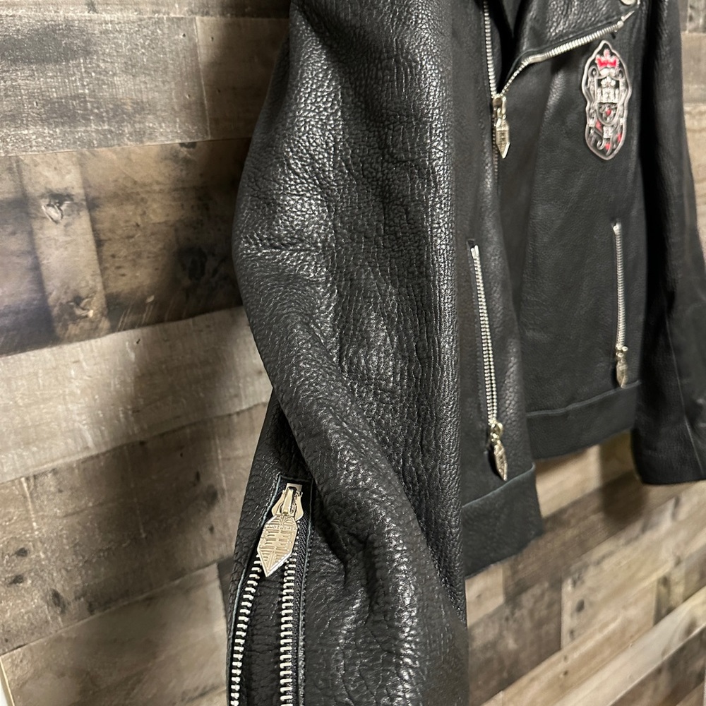 LES ECLAIRES leather jacket - Picture 2 of 11